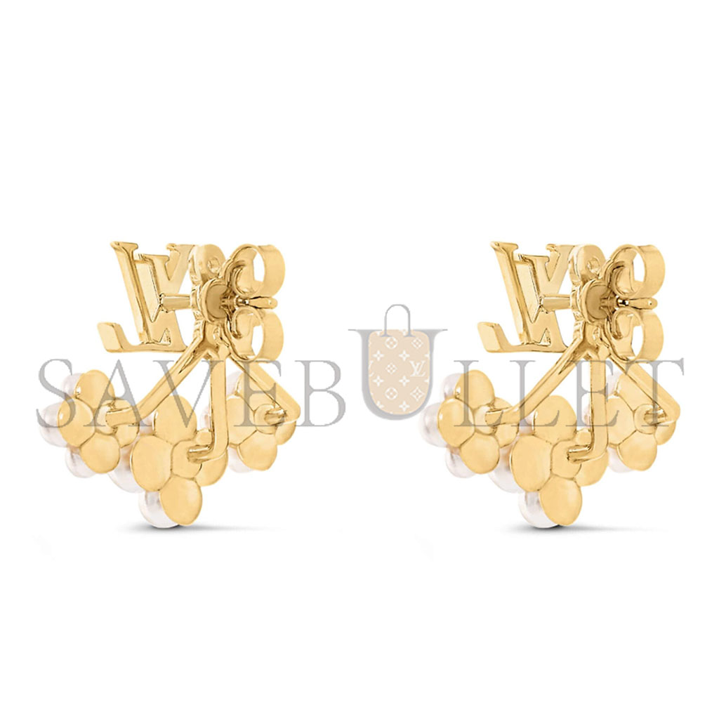 LOUIS VUITTON LV FLORAGRAM EARRINGS M00970